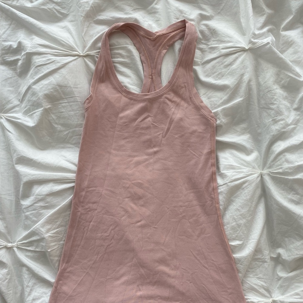 Size 2 light pink/blush lululemon cool racerback tank
